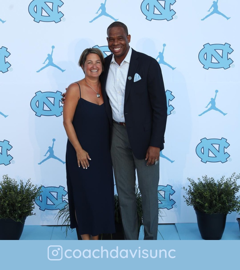 Hubert Davis’s wife Leslie Davis